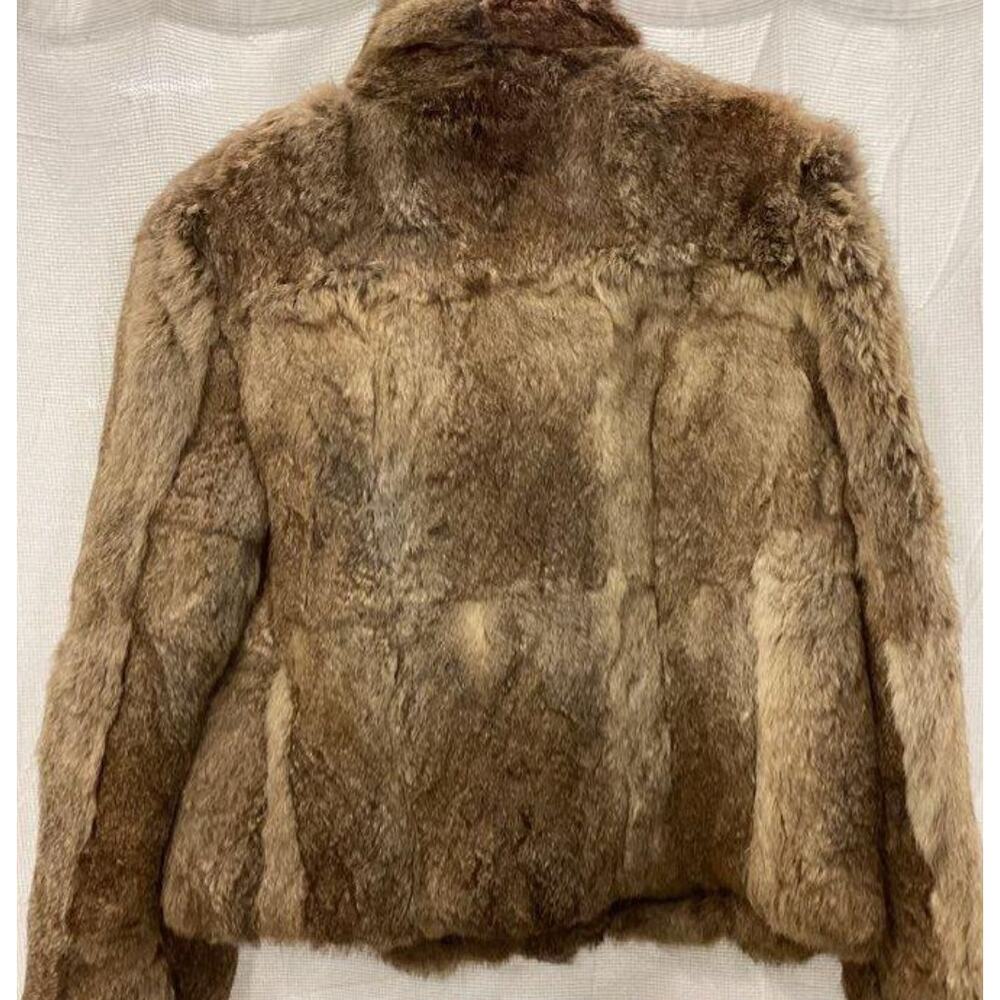 Opera Women's Rabbit Fur Coat Size Large - Picture 2 of 5